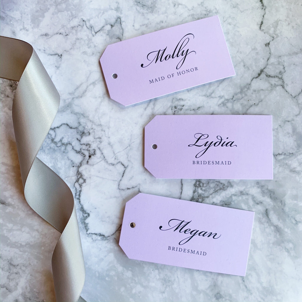 Watercolor Gift Tags With String, Calligraphy Gift Tags Personalized, Gift  Tags for Bridesmaids, Gift Tags for Bridal Party, Coworkers 